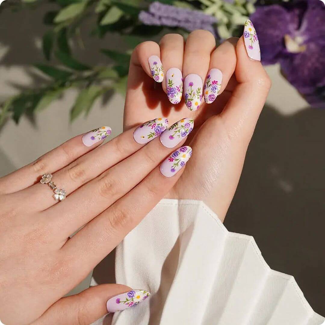 Láminas de Gel Calm Spring – Nail Art Primaveral | Nooves Nails
