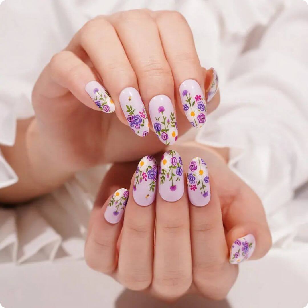 Láminas de Gel Calm Spring – Nail Art Primaveral | Nooves Nails
