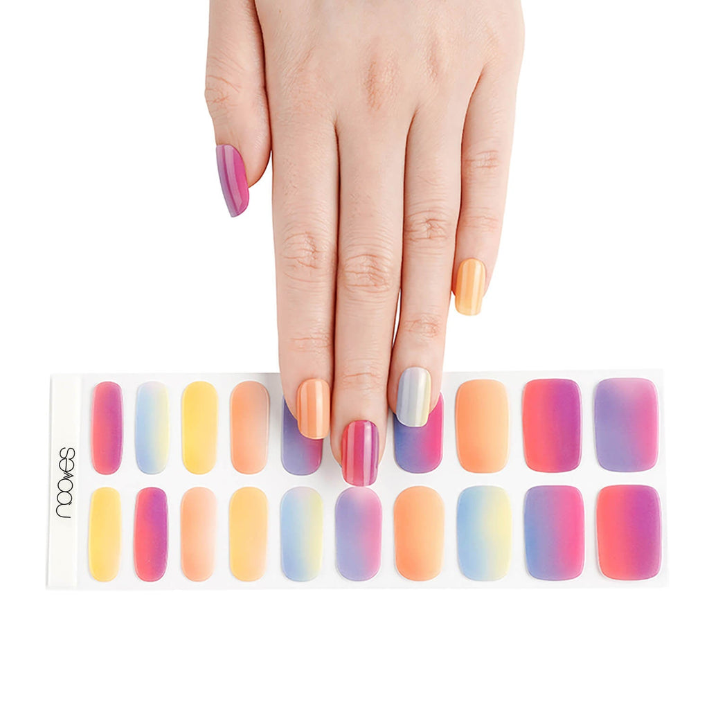 Láminas de Gel - Rainbow - Nooves Nails