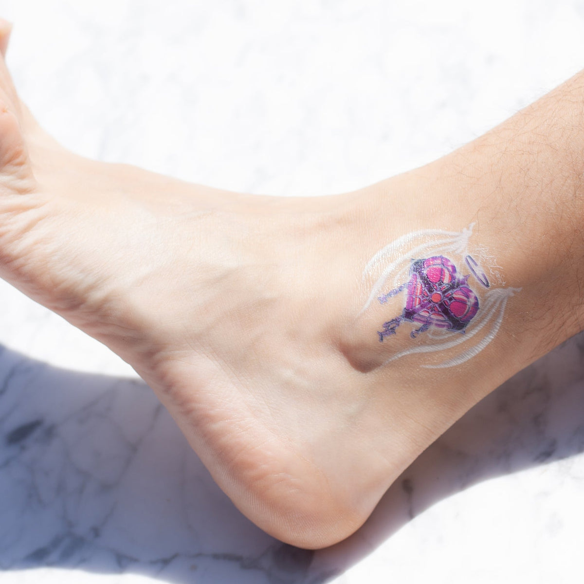 Tatuaje Temporal Doomed Heart – 2 uds | Diseño Alternativo Premium