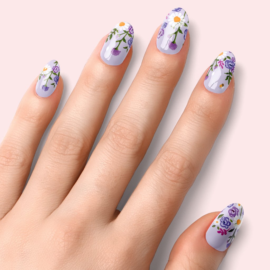 Láminas de Gel Calm Spring – Nail Art Primaveral | Nooves Nails